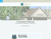 Tablet Screenshot of napierville.ca